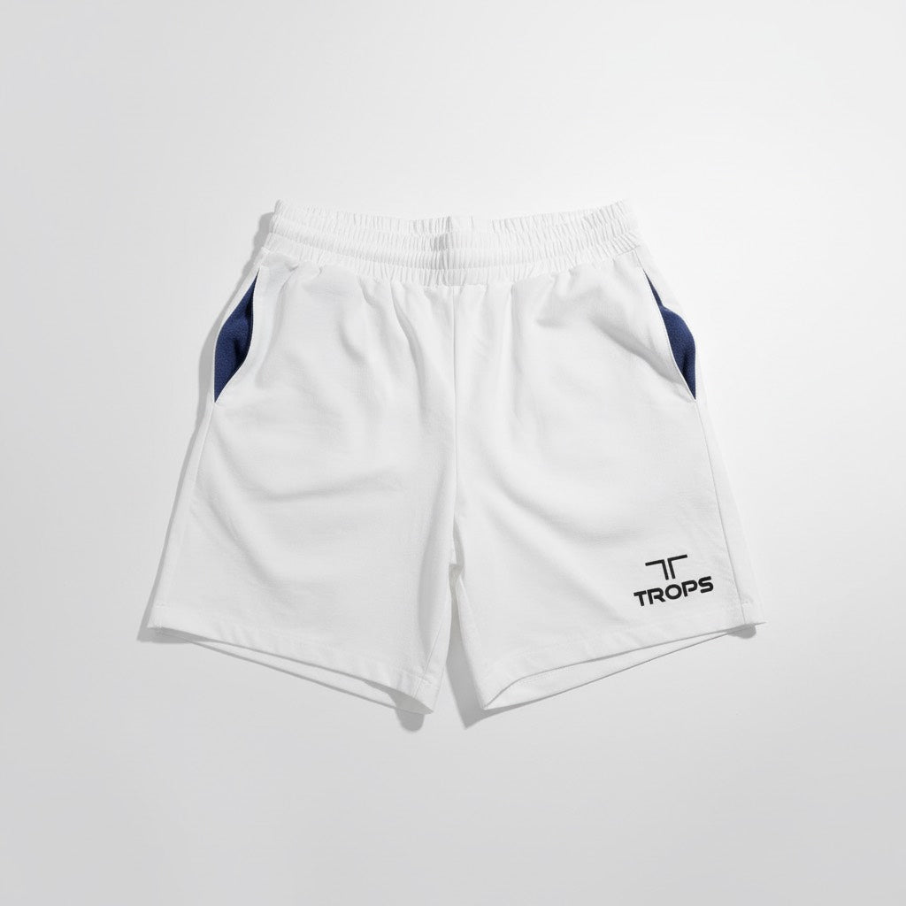 TROPS Performance Shorts - White